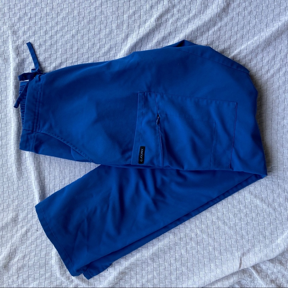 Blue Jockey Scrub Pants